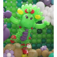 Green Dinosaur Balloon Character